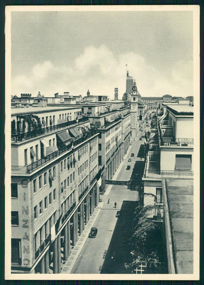 Torino città Via Roma FG cartolina MZ2573 – fronte