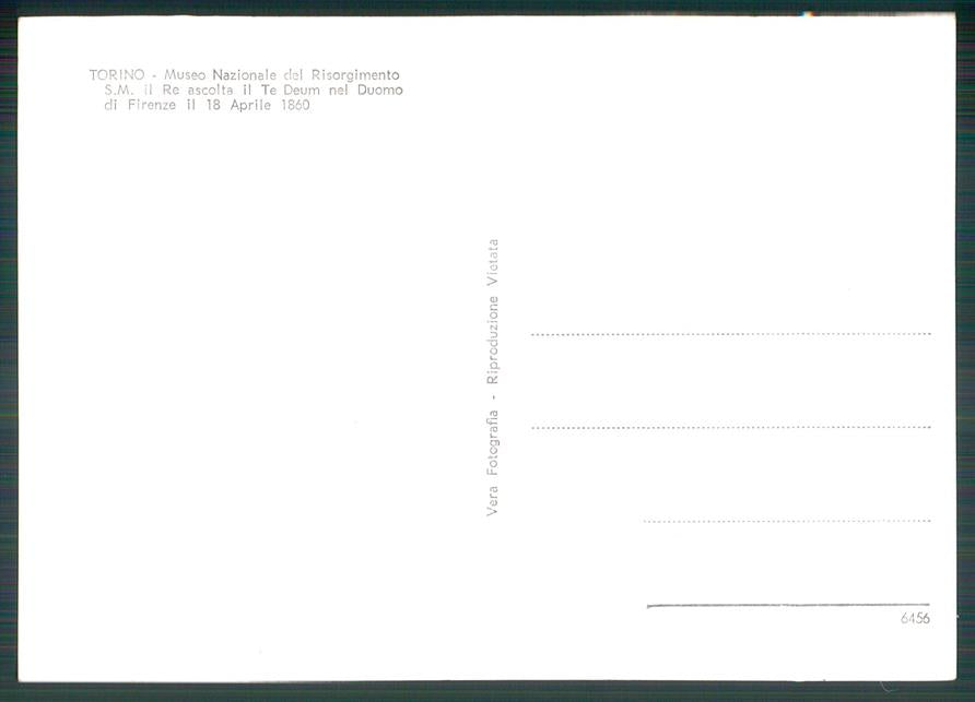 Torino città Museo Nazionale Risorgimento Savoia Foto FG cartolina MZ2586 – retro