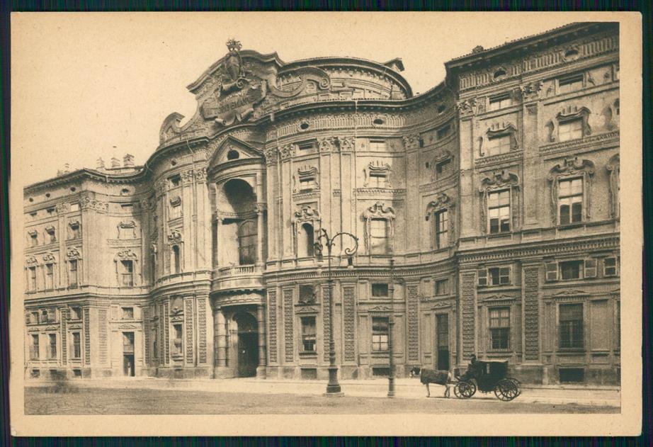 Torino città Palazzo Carignano Carrozza FG cartolina MZ2599 – fronte
