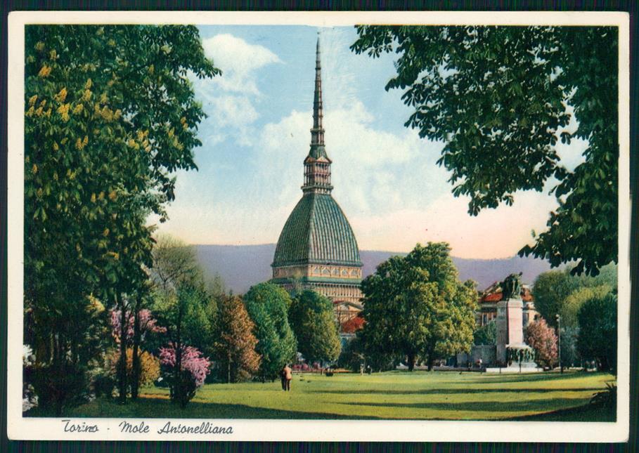 Torino città Mole Antonelliana Foto FG cartolina MZ2613 – fronte