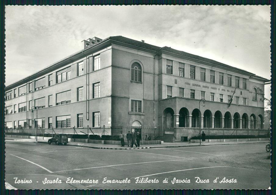 Torino città Scuola Elementare Foto FG cartolina MZ2626 – fronte
