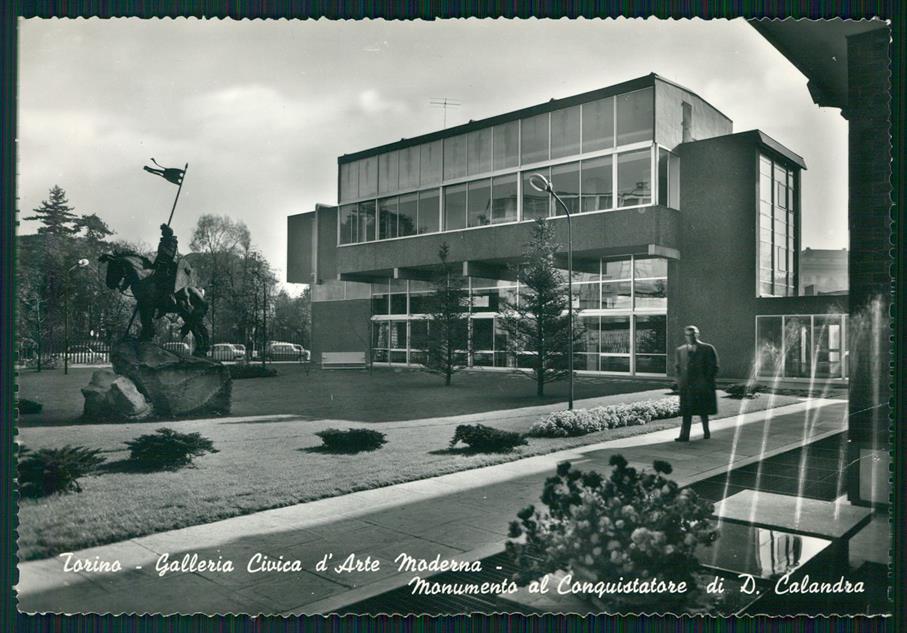 Torino città Galleria Civica d'Arte Moderna Foto FG cartolina MZ2706 – fronte