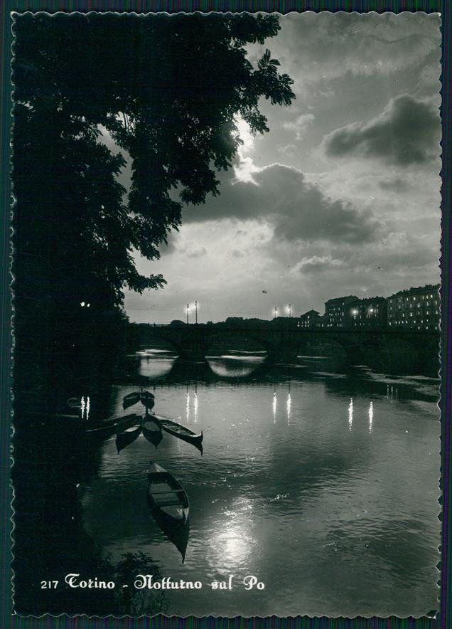 Torino città Chiaro di Luna Foto FG cartolina MZ2707 – fronte