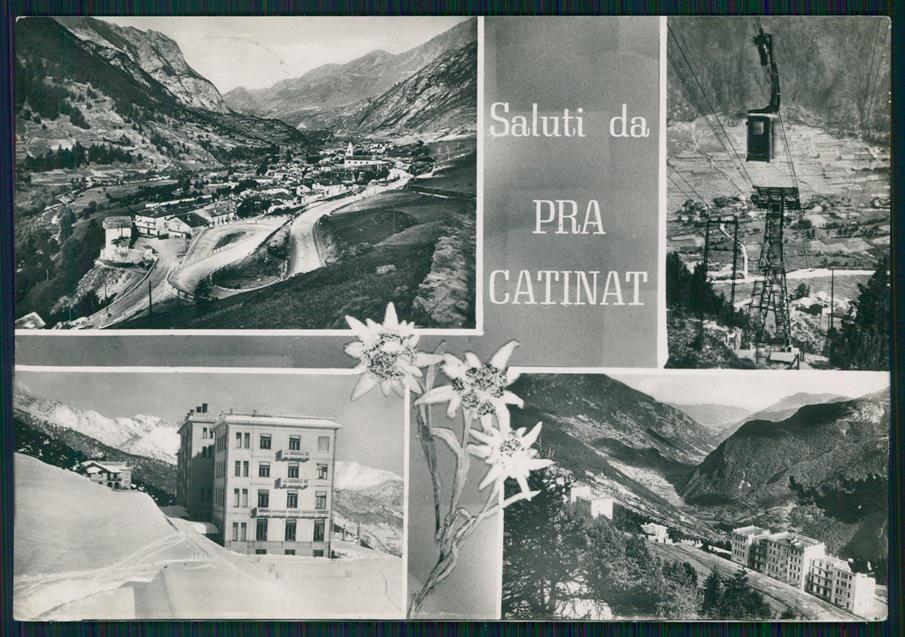 Torino Fenestrelle Prà Catinat Saluti da Stelle Alpine FotoFG cartolina MZ2749 – fronte