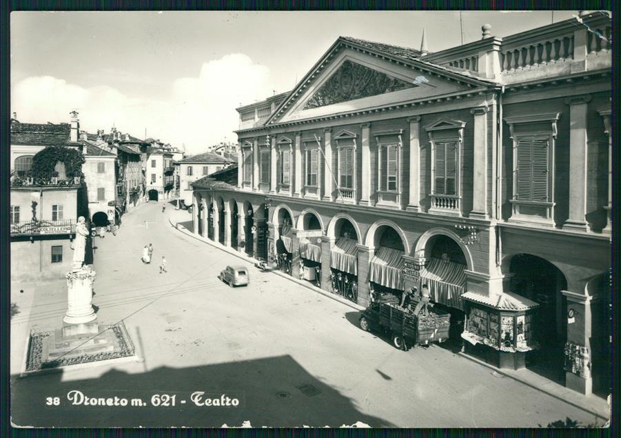 Cuneo Dronero Teatro PIEGA Foto FG cartolina MZ2753 – fronte