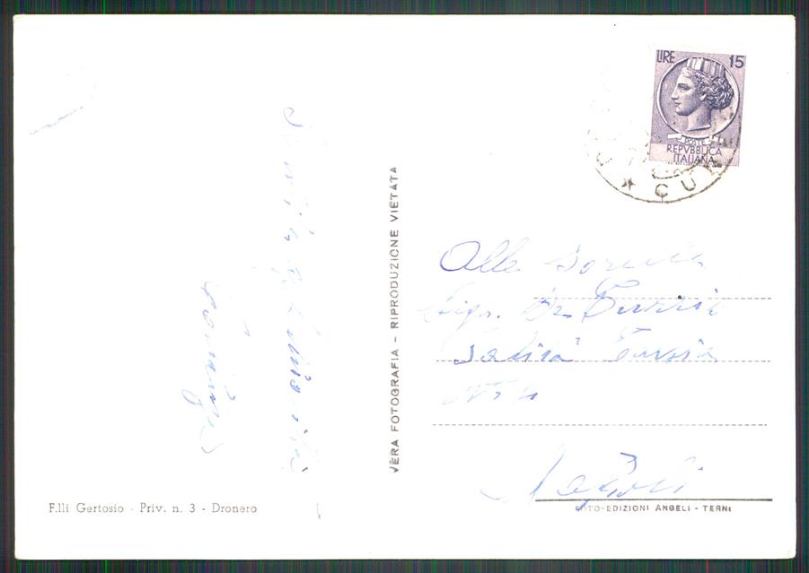 Cuneo Dronero Teatro PIEGA Foto FG cartolina MZ2753 – retro