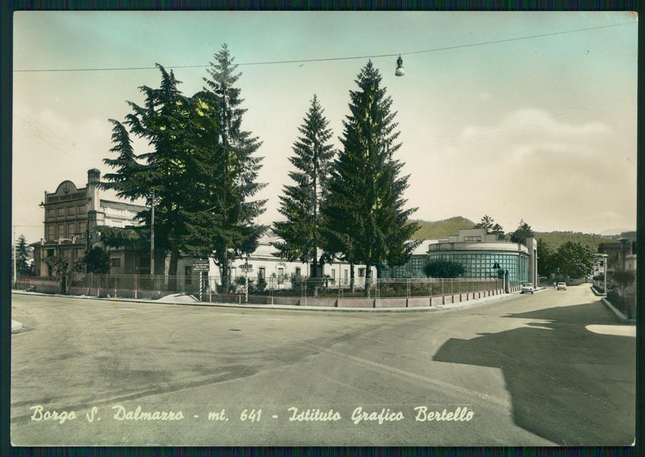 Cuneo Borgo San Dalmazzo Istituto Grafico Bertello Foto FG cartolina MZ2758 – fronte