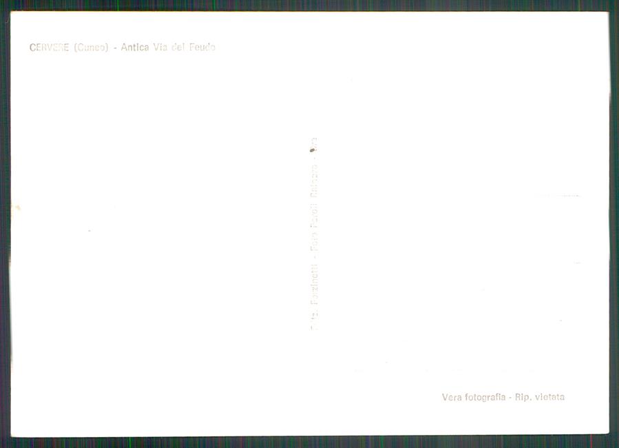 Cuneo Cervere Foto FG cartolina MZ2760 – retro