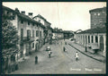 Cuneo Scarnafigi Piazza Vttorio PIEGATA Foto FG cartolina MZ2765 – fronte