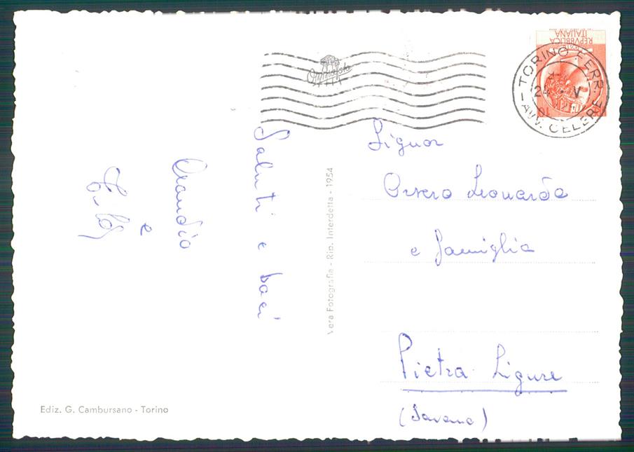 Torino città Foto FG cartolina MZ2790 – retro