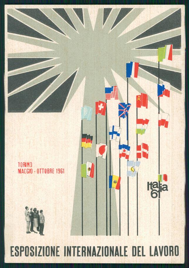Torino città Esposizione Internazionale del Lavoro 1961 FG cartolina MZ2836 – fronte
