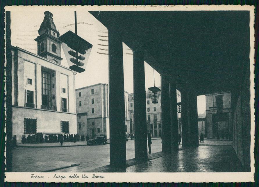 Torino città Largo della Via Roma STRAPPINO FG cartolina MZ2862 – fronte
