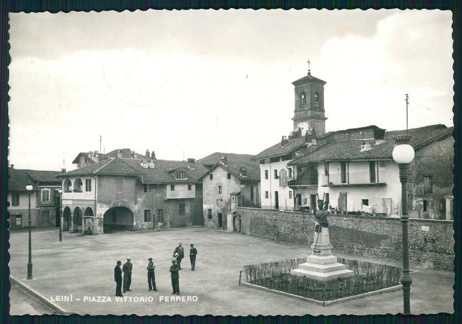 Torino Leini Piazza Vittorio Ferrero Foto FG cartolina MZ2920 – fronte