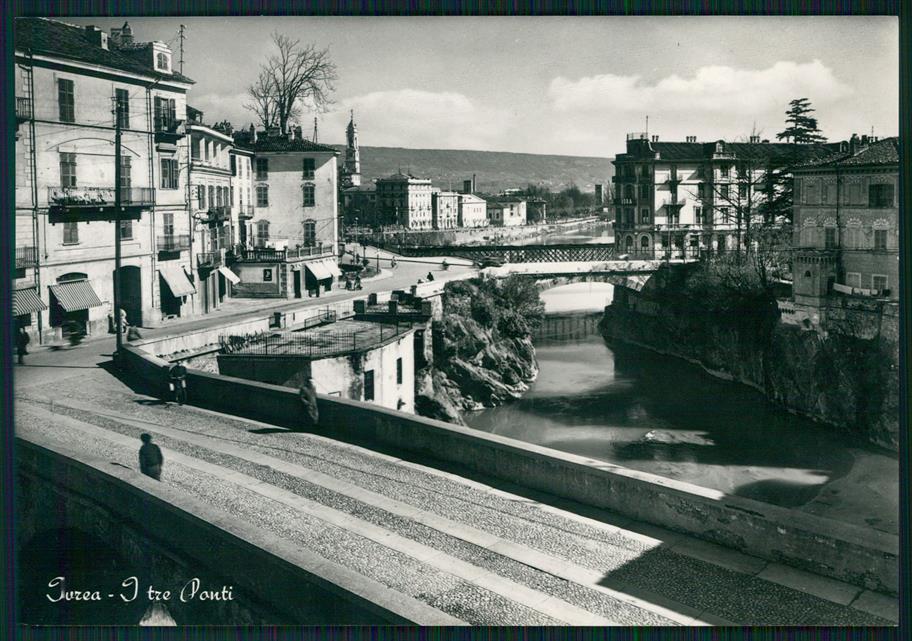 Torino Ivrea I Tre Ponti Foto FG cartolina MZ2939 – fronte
