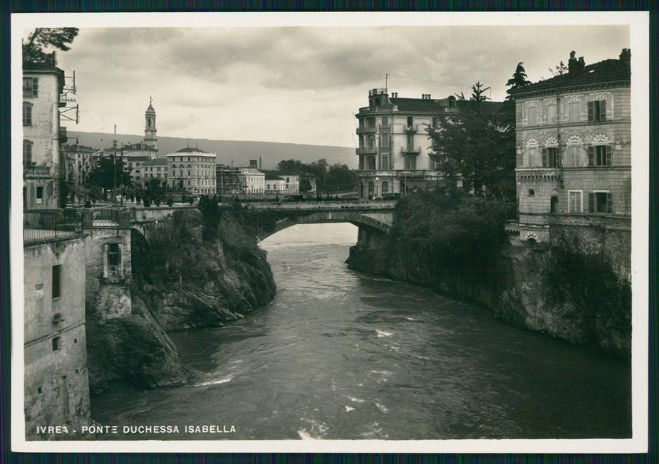 Torino Ivrea Ponte Duchessa Isabella Foto FG cartolina MZ2943 – fronte
