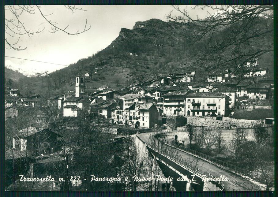 Torino Traversella Ponte sulla Bersella Foto FG cartolina MZ2948 – fronte
