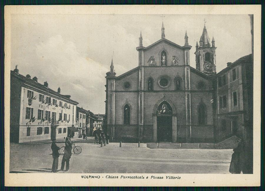 Torino Volpiano Chiesa Parrocchiale Piazza Vittorio Emanuele FG cartolina MZ2951 – fronte