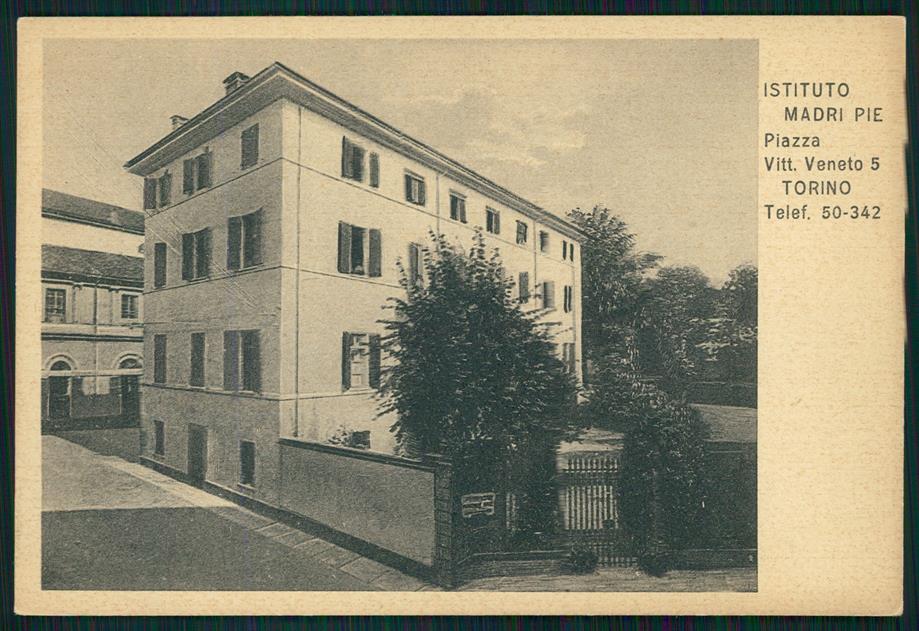 Torino città Istituto Madri Pie FG cartolina MZ2977 – fronte
