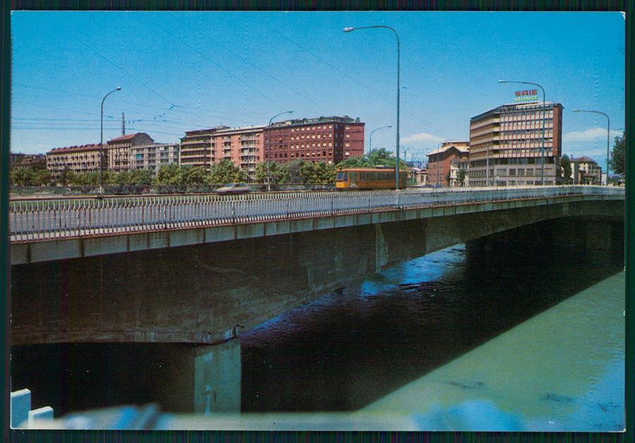 Torino città Corso Regina Margherita Ponte sul Po Foto FG cartolina MZ3003 – fronte