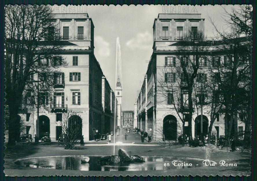 Torino città Via Roma Foto FG cartolina MZ3059 – fronte