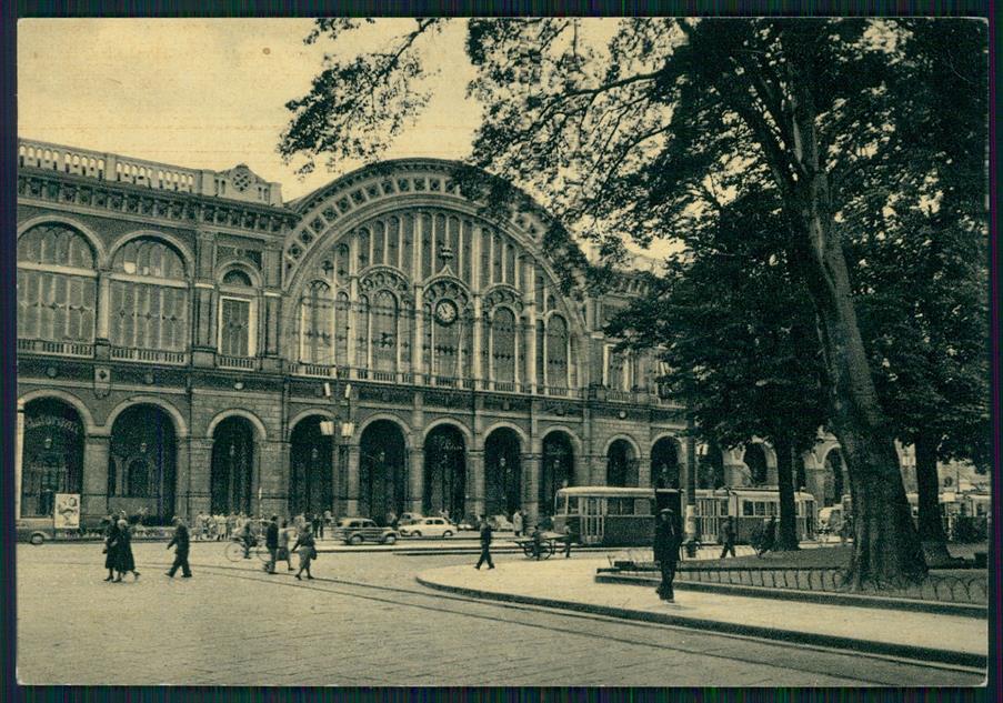 Torino città Stazione Porta Nuova Tram FG cartolina MZ3083 – fronte