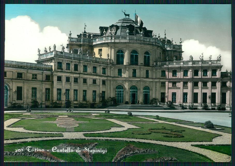 Torino Nichelino Stupinigi Castello di Foto FG cartolina MZ3164 – fronte