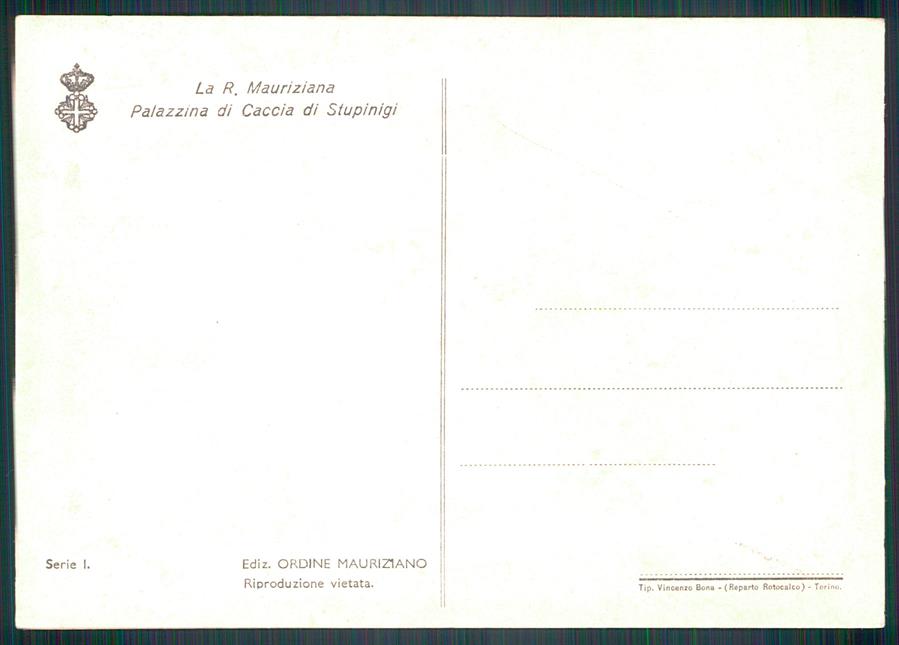 Torino Nichelino Stupinigi Palazzina di Caccia FG cartolina MZ3166 – retro