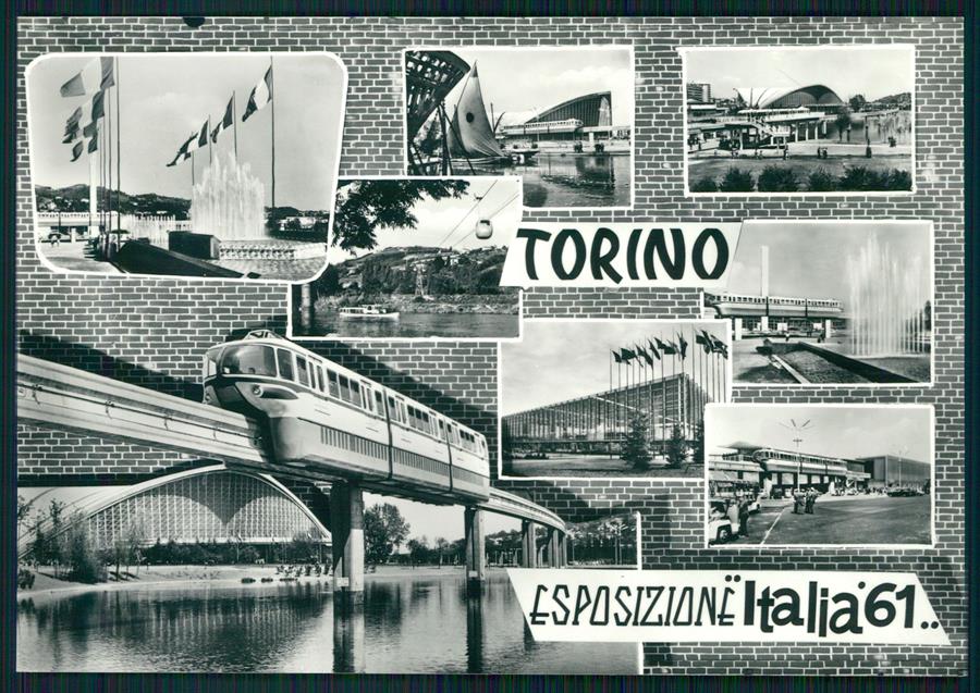 Torino città Esposizione Italia 61 Foto FG cartolina MZ3181 – fronte