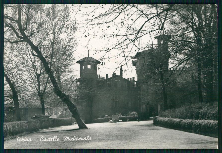 Torino città Castello Medioevale Foto FG cartolina MZ3189 – fronte