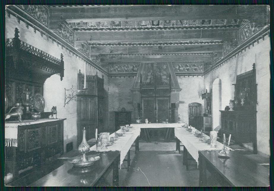 Torino città Borgo Medioevale Sala da Pranzo FG cartolina MZ3213 – fronte