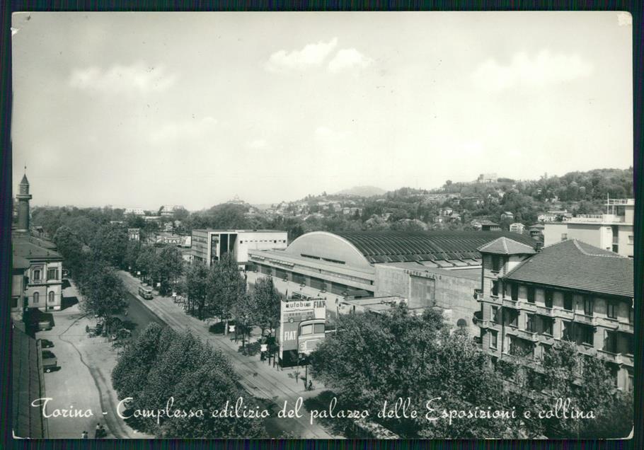 Torino città Palazzo Esposizioni PIEGHINA Foto FG cartolina MZ3234 – fronte