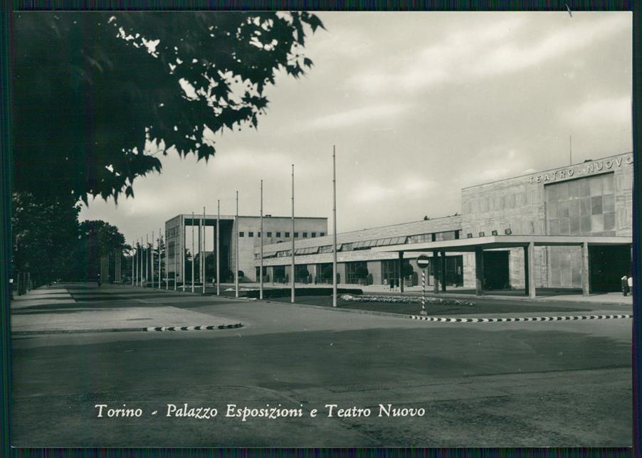 Torino città Palazzo Esposizioni Teatro Nuovo Foto FG cartolina MZ3238 – fronte