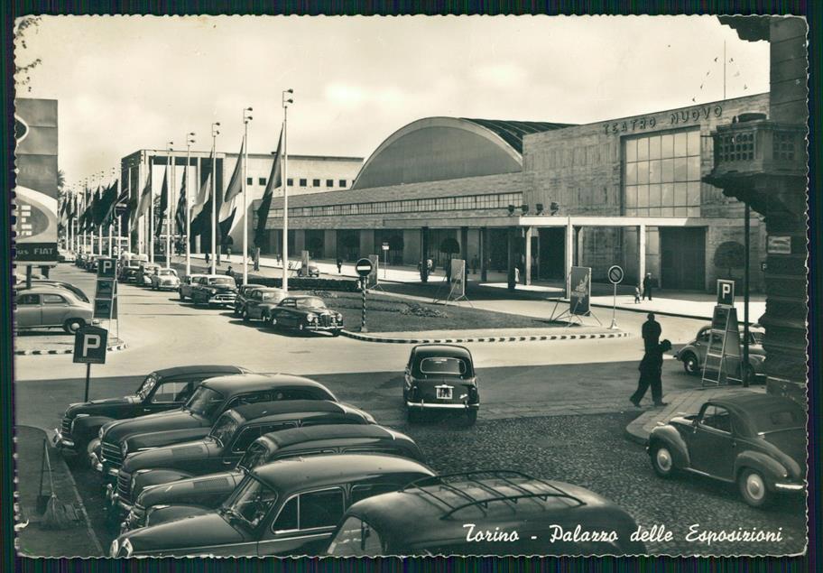 Torino città Palazzo Esposizioni Auto Foto FG cartolina MZ3239 – fronte