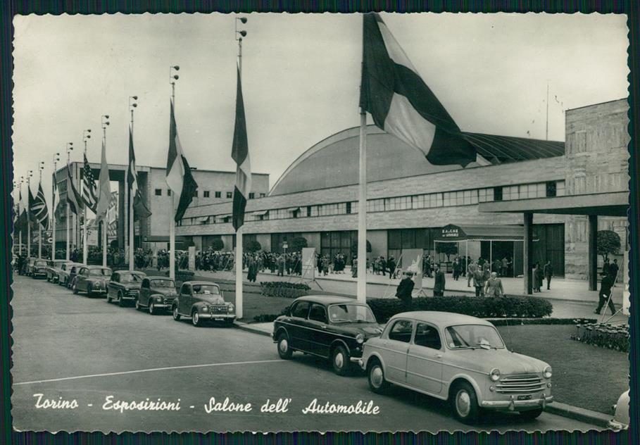 Torino città Palazzo Esposizioni Salone dell'Auto Foto FG cartolina MZ3242 – fronte