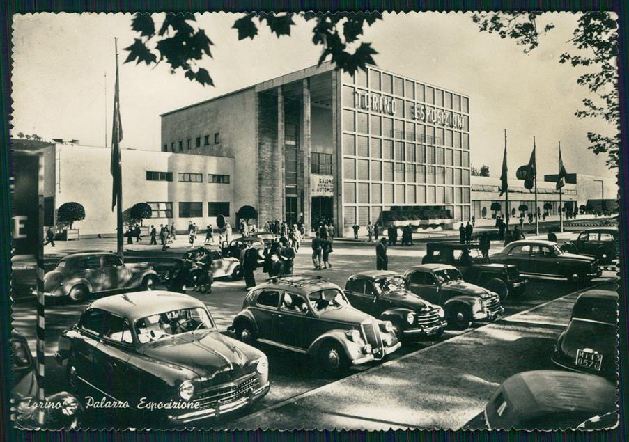 Torino città Palazzo Esposizioni Auto Foto FG cartolina MZ3246 – fronte