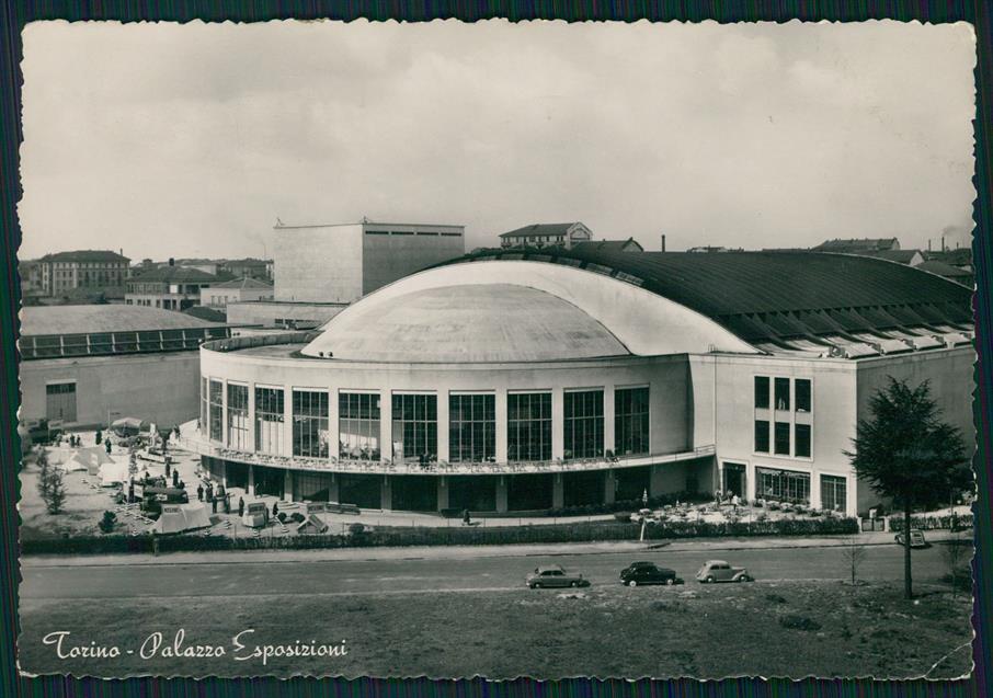 Torino città Palazzo Esposizioni Auto PIEGHINA Foto FG cartolina MZ3249 – fronte