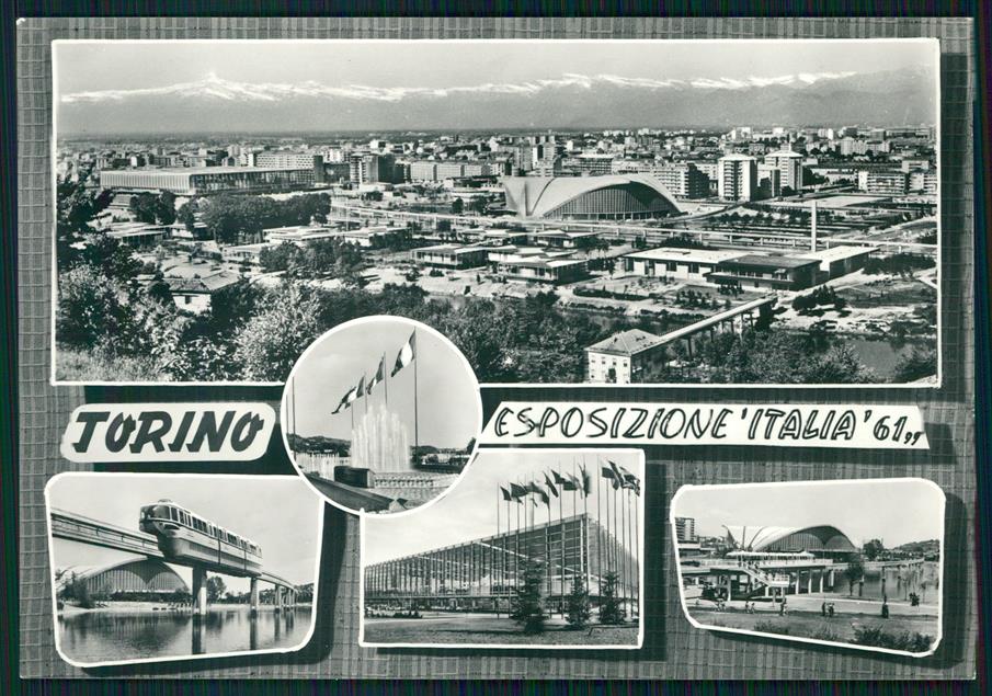 Torino città Esposizine Italia 61 Foto FG cartolina MZ3265 – fronte
