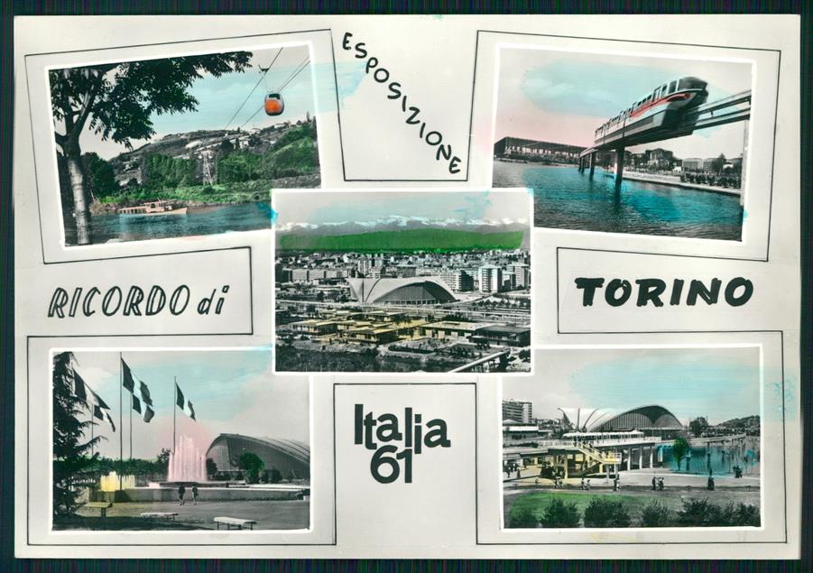 Torino città Esposizine Italia 61 Foto FG cartolina MZ3267 – fronte