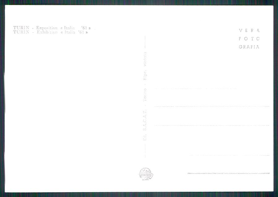 Torino città Esposizine Italia 61 Foto FG cartolina MZ3268 – retro