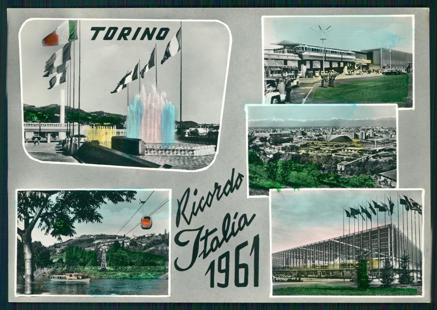 Torino città Esposizine Italia 61 Foto FG cartolina MZ3269 – fronte