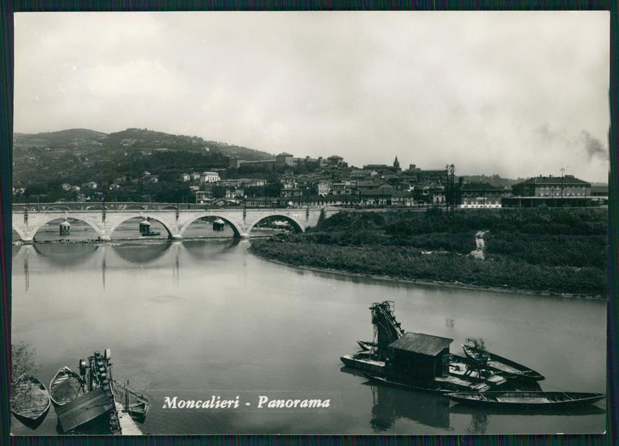 Torino Moncalieri Barca Foto FG cartolina MZ3296 – fronte