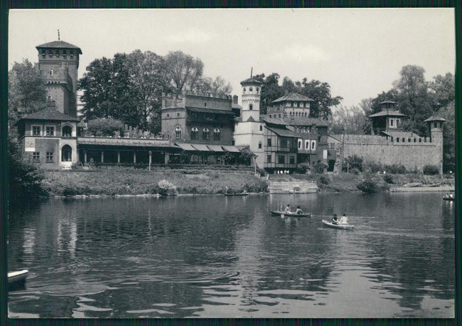 Torino città Castello Medioevale Po Foto FG cartolina MZ3303 – fronte