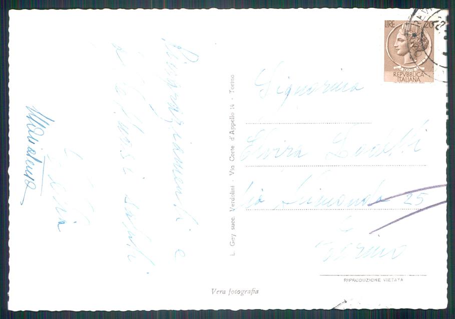 Torino Moncalieri Rovigliasco Torinese Foto FG cartolina MZ3345 – retro