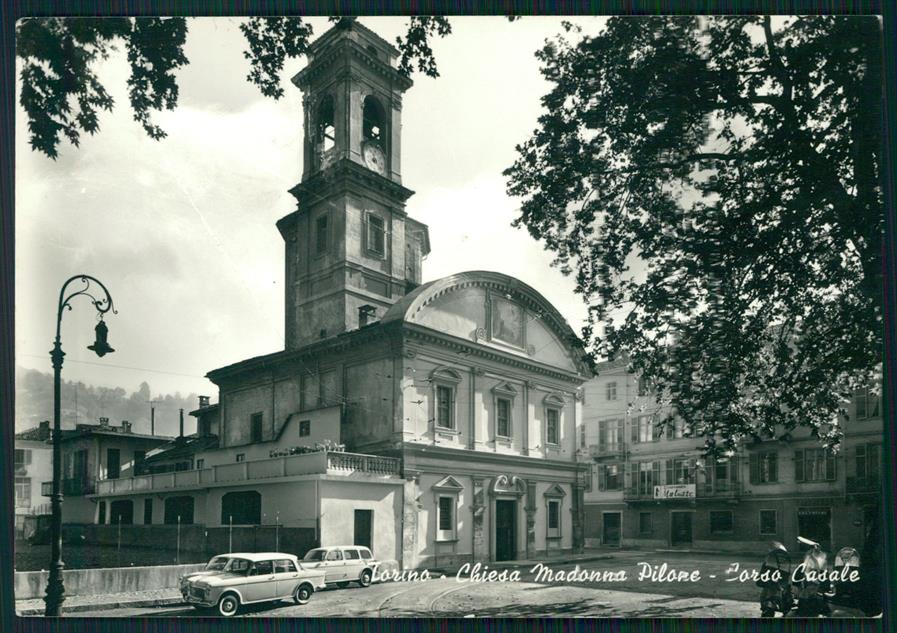 Torino città Chiesa Madonna Pilone Corso Casale Auto Foto FG cartolina MZ3365 – fronte