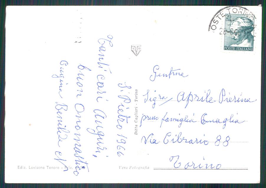 Torino Reaglie Mongreno Superga ABRASA Foto FG cartolina MZ3378 – retro
