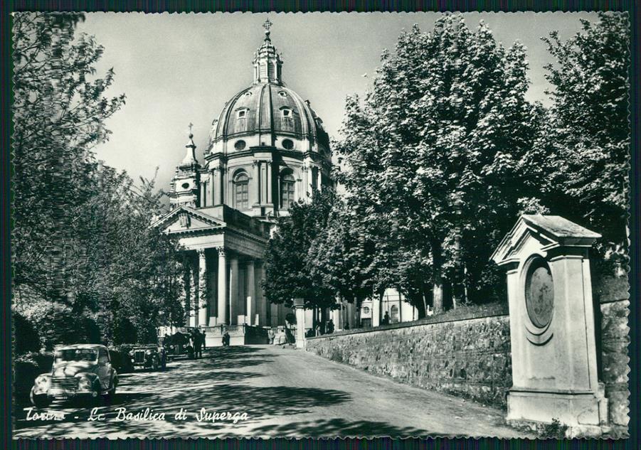 Torino Superga Basilica di Foto FG cartolina MZ3402 – fronte