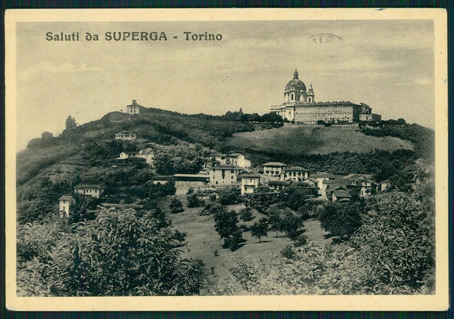 Torino Superga Saluti da FG cartolina MZ3408 – fronte