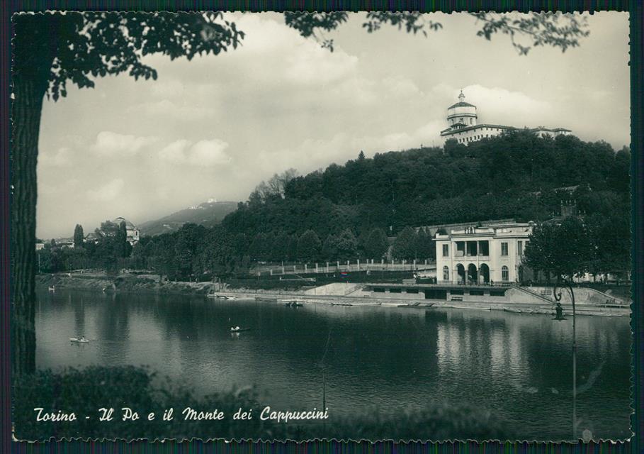 Torino città Po Monte dei Cappucini STRAPPINO Foto FG cartolina MZ3442 – fronte