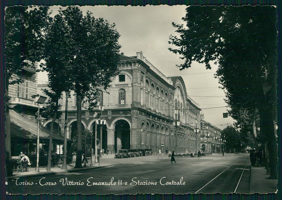 Torino città Stazione Centrale Auto Foto FG cartolina MZ3443 – fronte