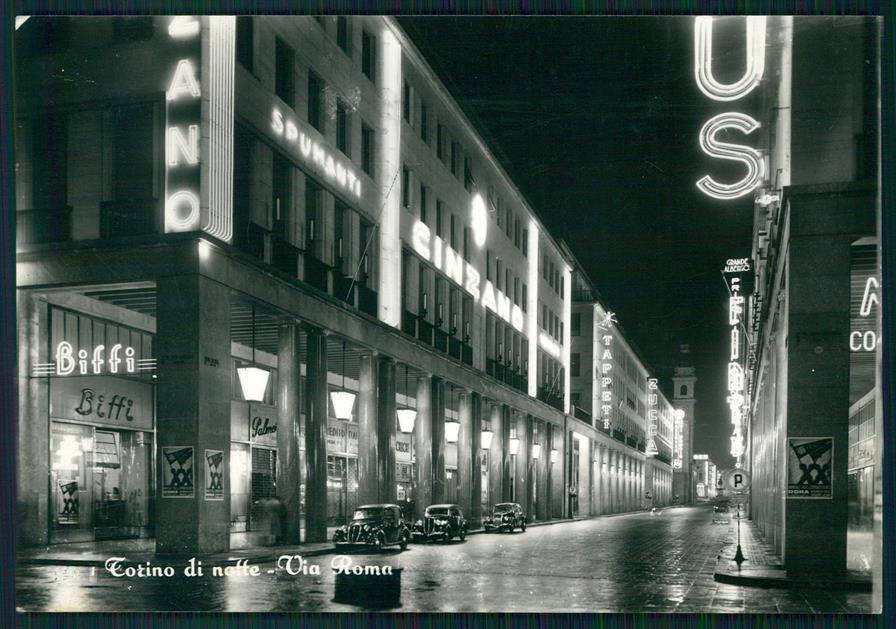 Torino città Via Roma Auto Foto FG cartolina MZ3445 – fronte